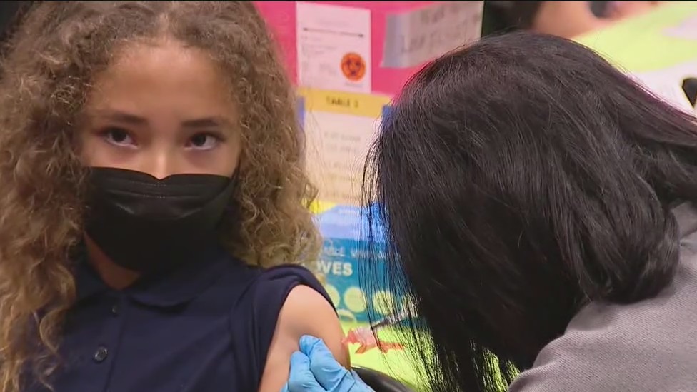 Local kids react to getting first dose of Pfizer COVID-19 vaccine